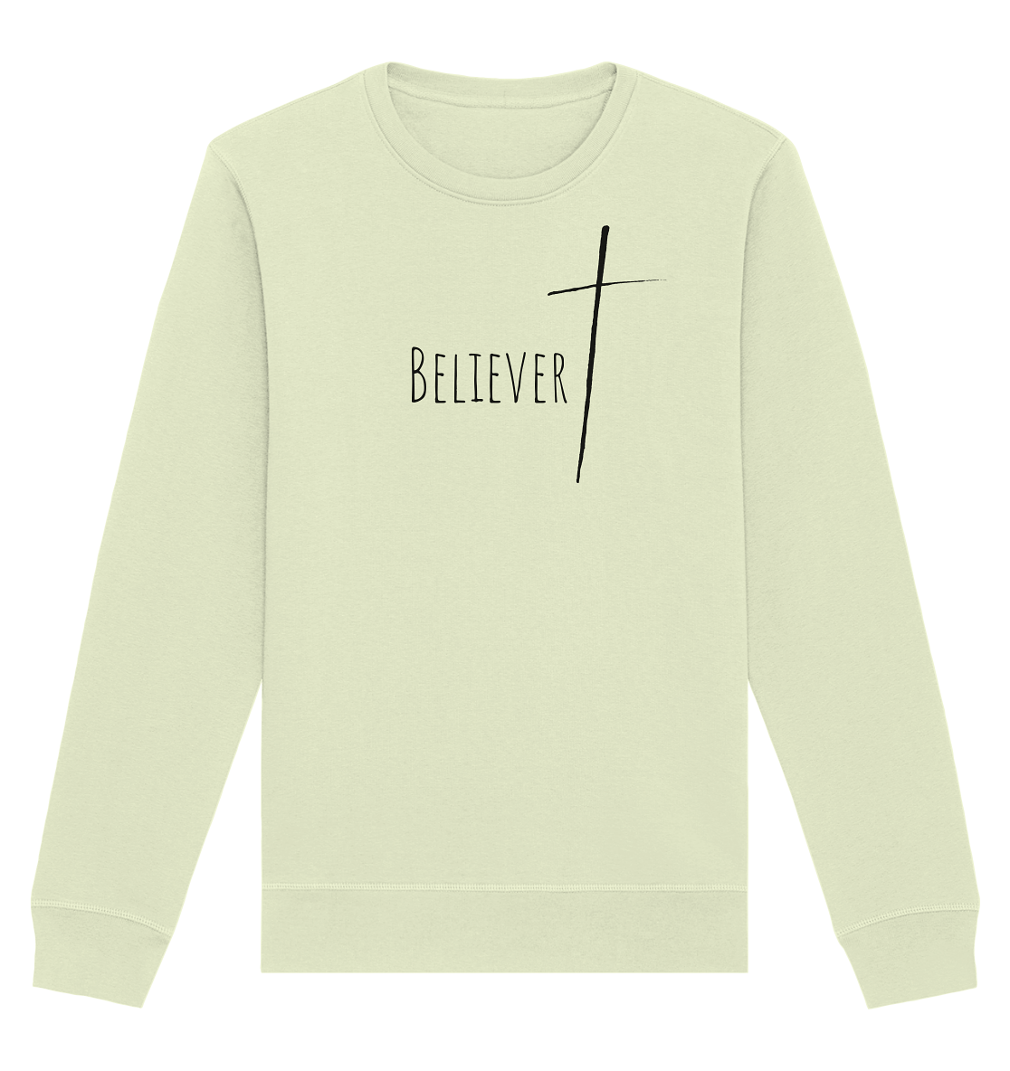 believer - Organic Basic Unisex Sweatshirt - wertvoll und geliebt 