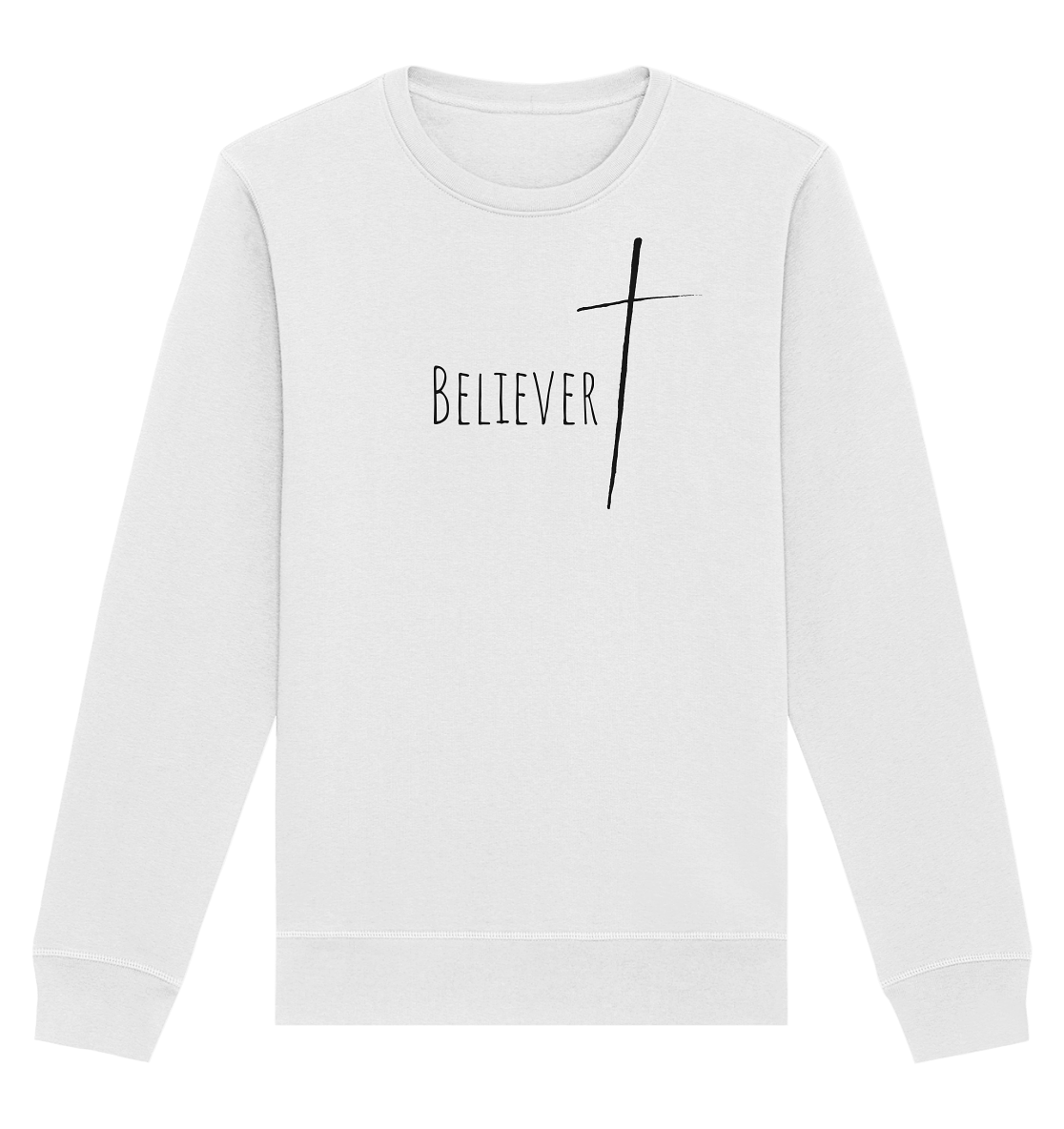 believer - Organic Basic Unisex Sweatshirt - wertvoll und geliebt 