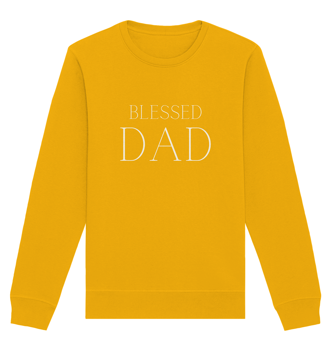 Blessed dad - Organic Basic Unisex Sweatshirt - wertvoll und geliebt 