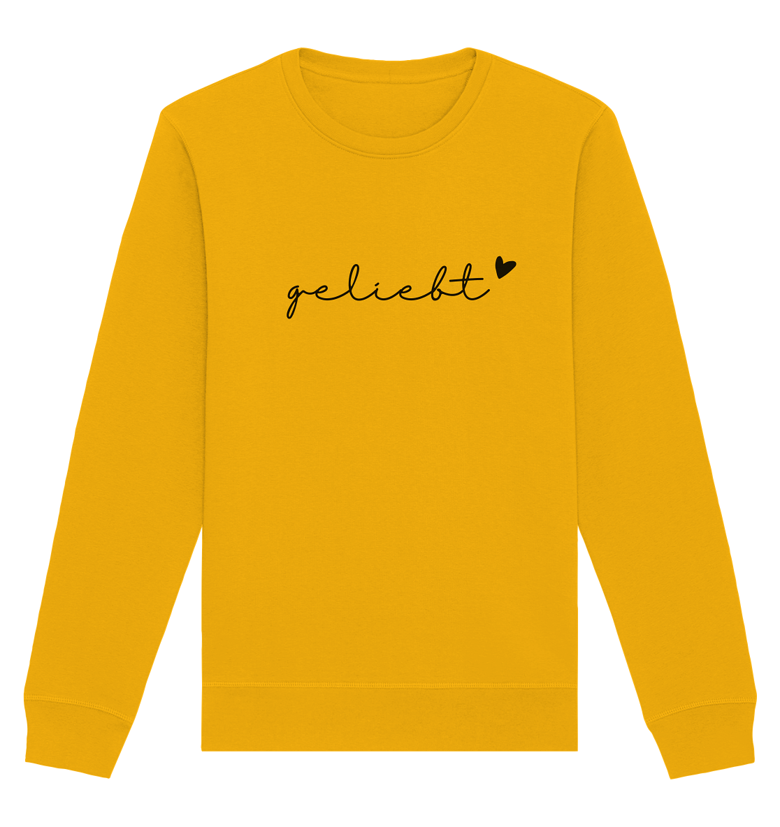 geliebt - Organic Basic Unisex Sweatshirt - wertvoll und geliebt 