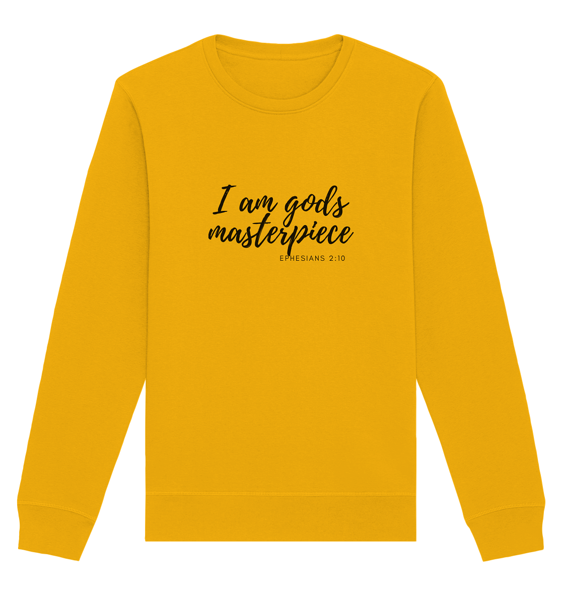 Gods Masterpiece - Organic Basic Unisex Sweatshirt - wertvoll und geliebt 