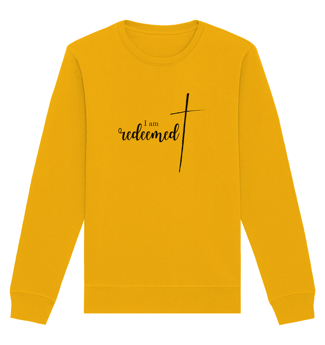 I am redeemed H - Organic Basic Unisex Sweatshirt - wertvoll und geliebt 