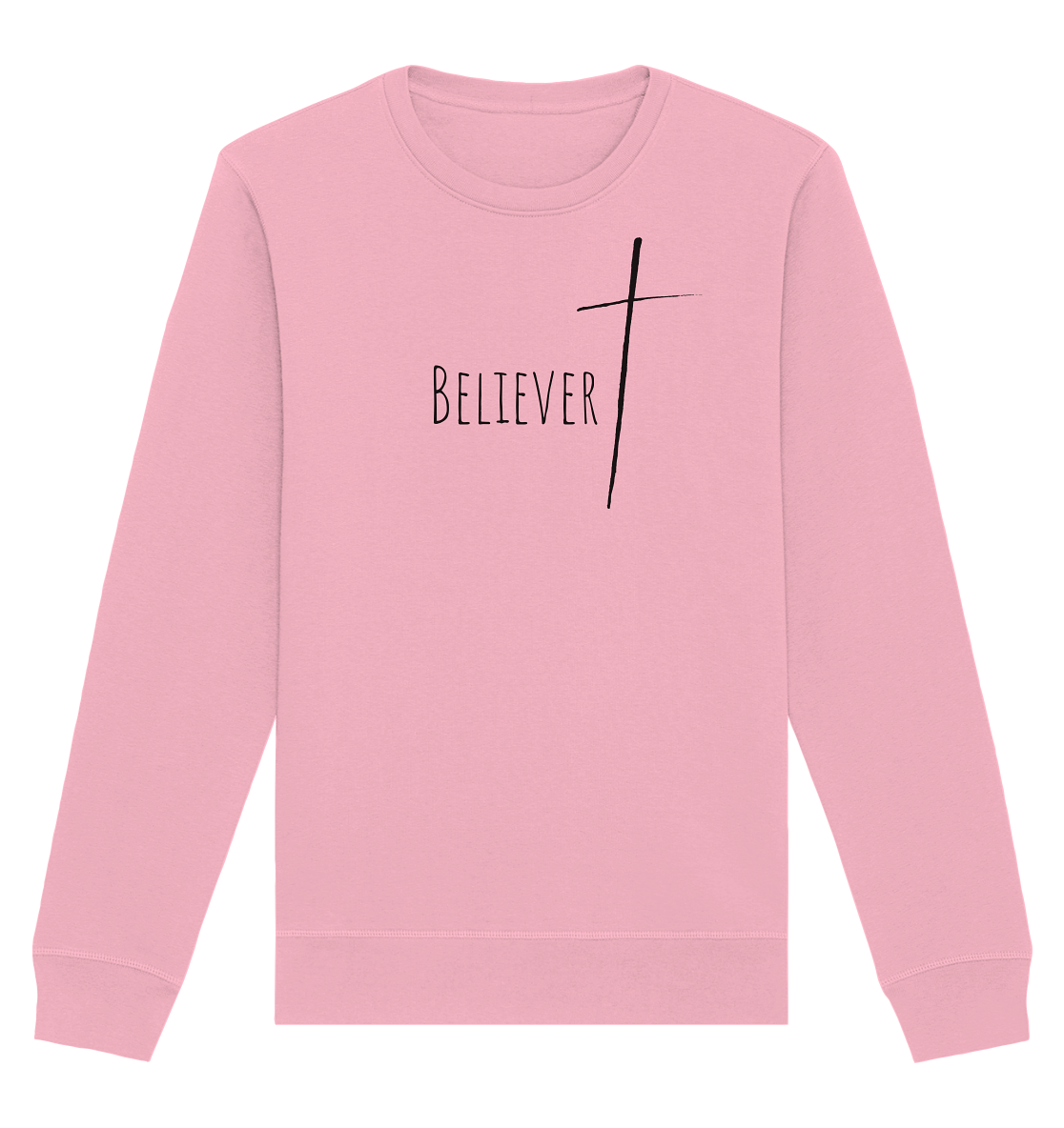 believer - Organic Basic Unisex Sweatshirt - wertvoll und geliebt 