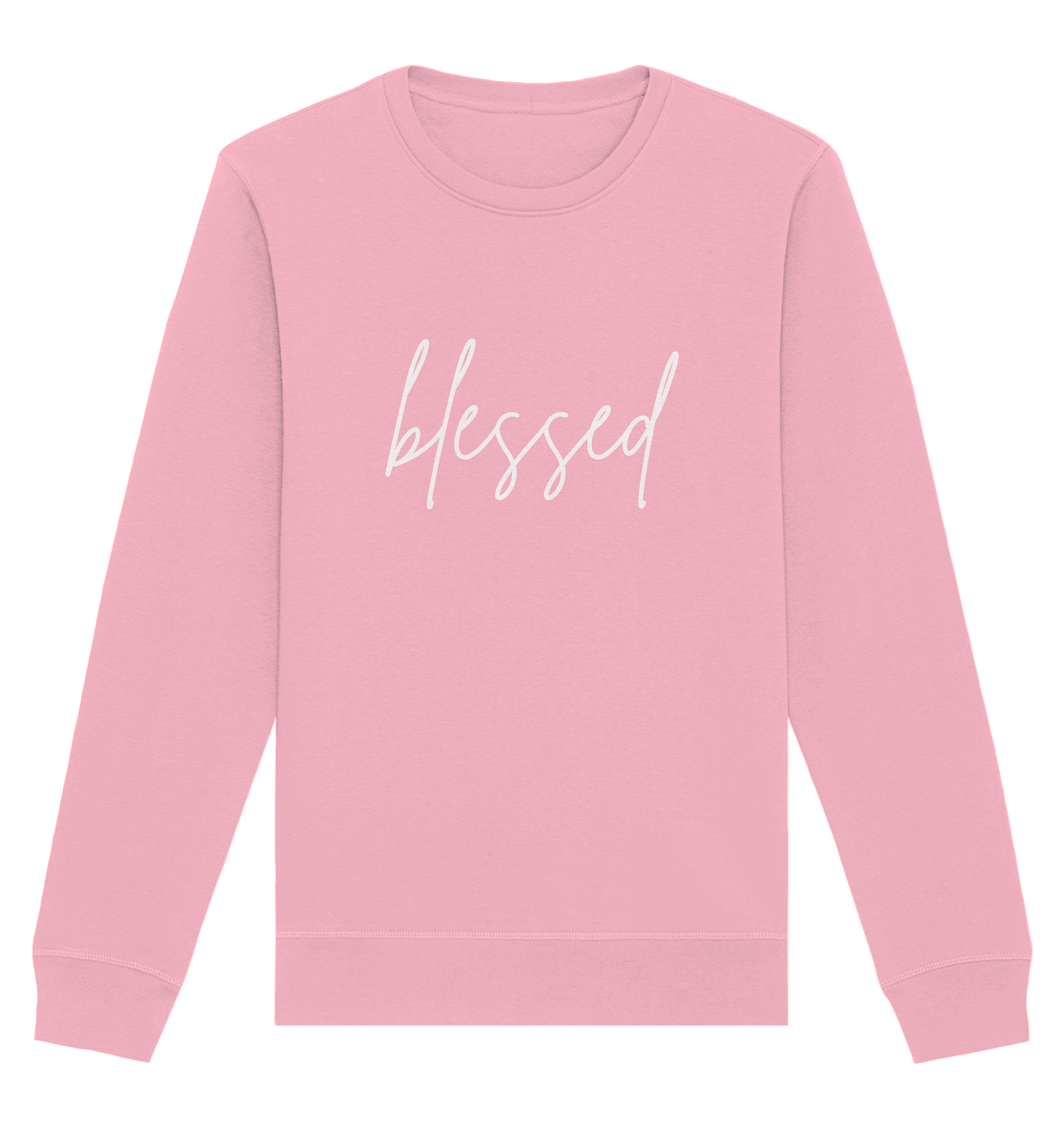 blessed - Organic Basic Unisex Sweatshirt - wertvoll und geliebt 