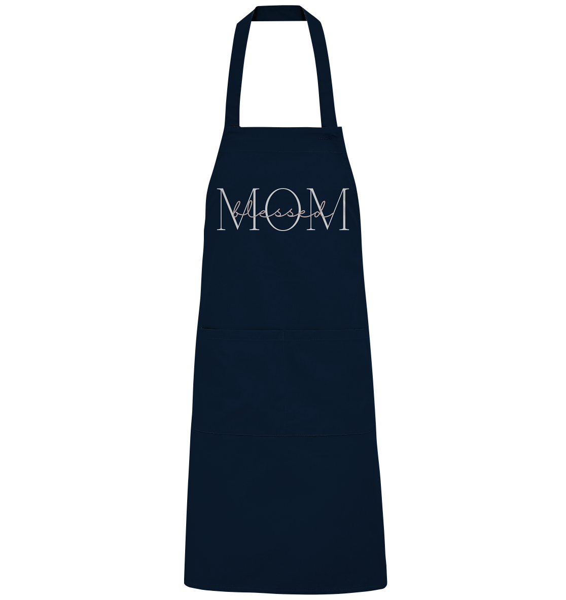 blessed mom - Organic Grillschürze - wertvoll und geliebt 