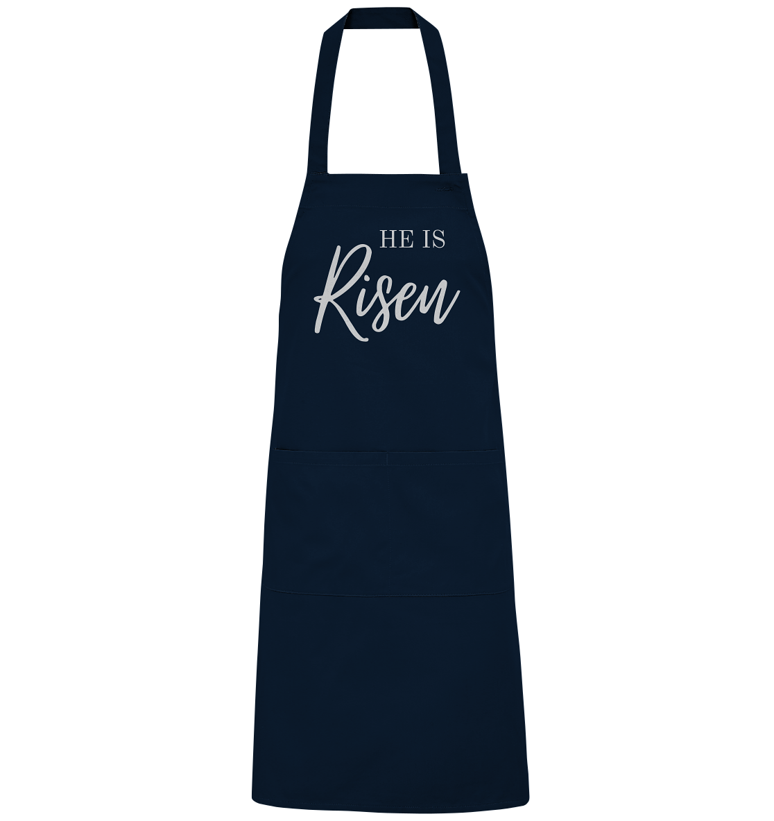 He is risen - Organic Grillschürze - wertvoll und geliebt 