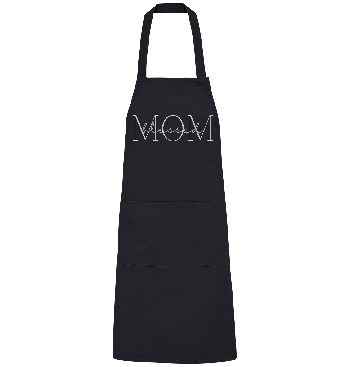 blessed mom - Organic Grillschürze - wertvoll und geliebt 