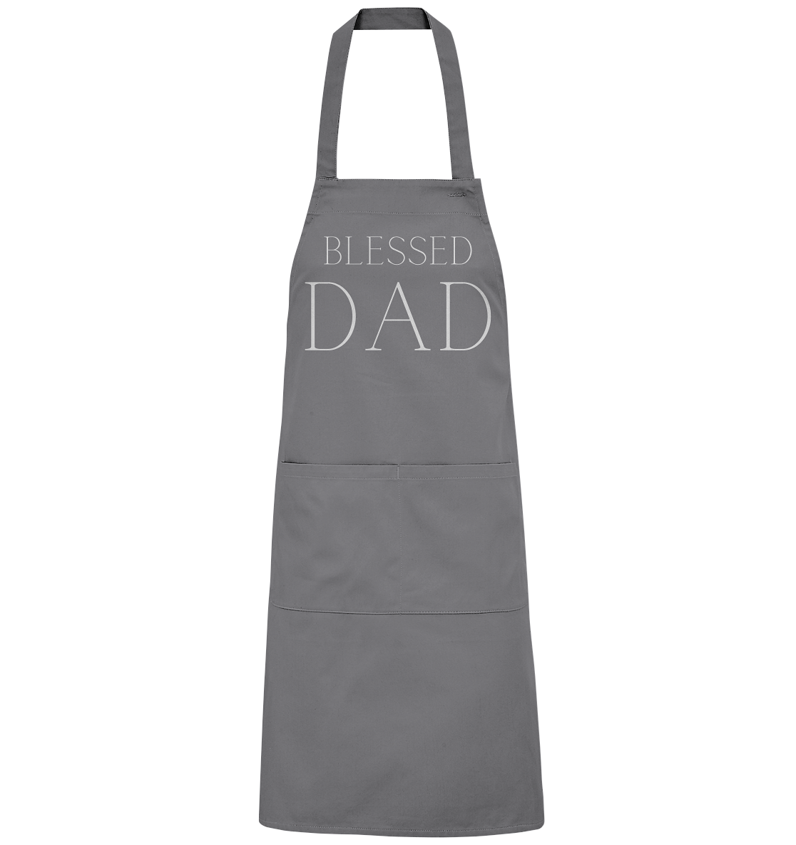 blessed dad - Organic Grillschürze - wertvoll und geliebt 