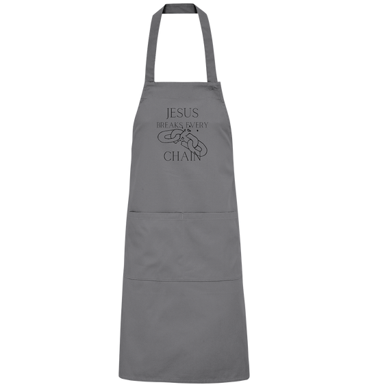 break every chain - Organic Grillschürze - wertvoll und geliebt 