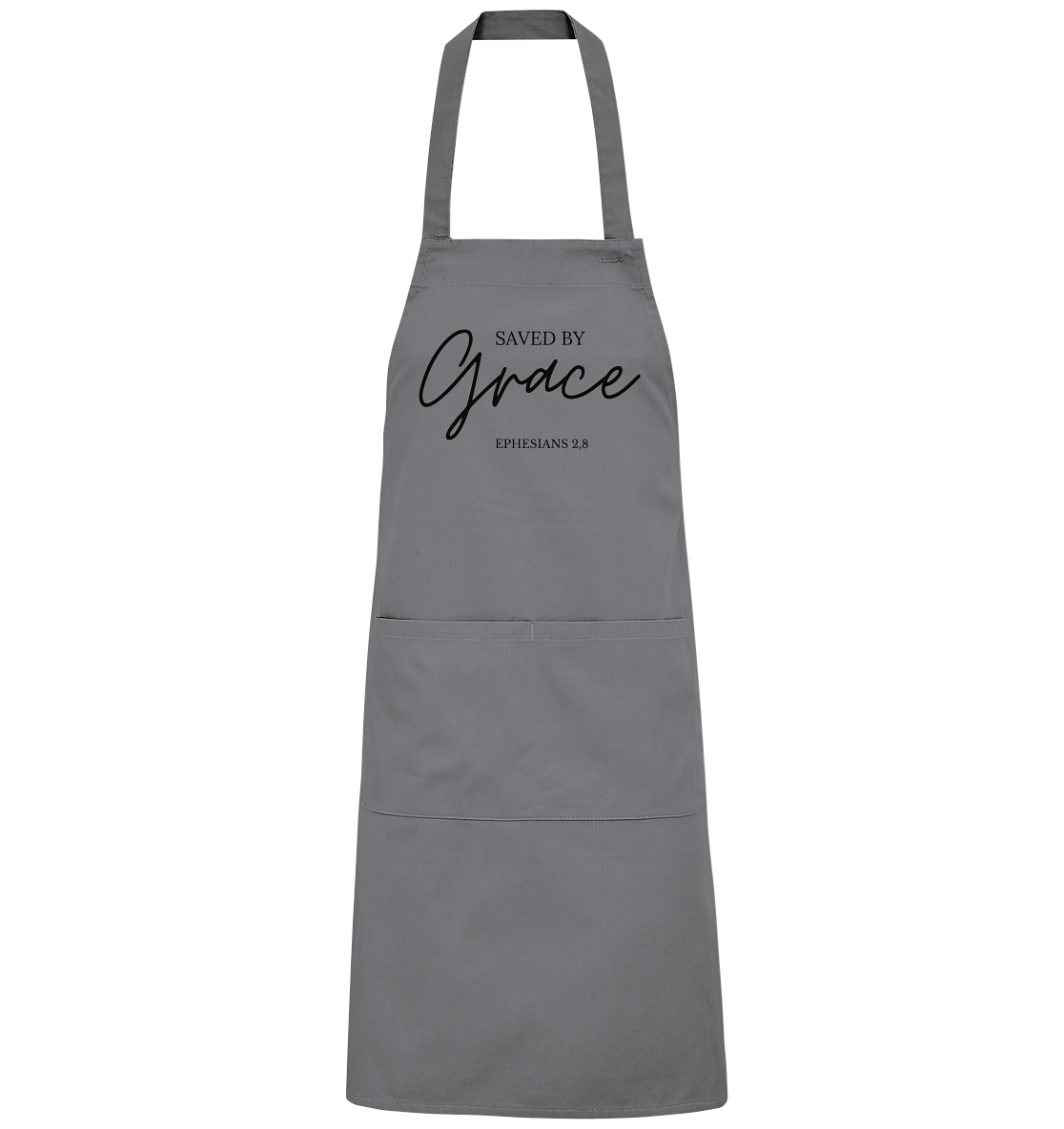 Saved by grace - Organic Grillschürze - wertvoll und geliebt 