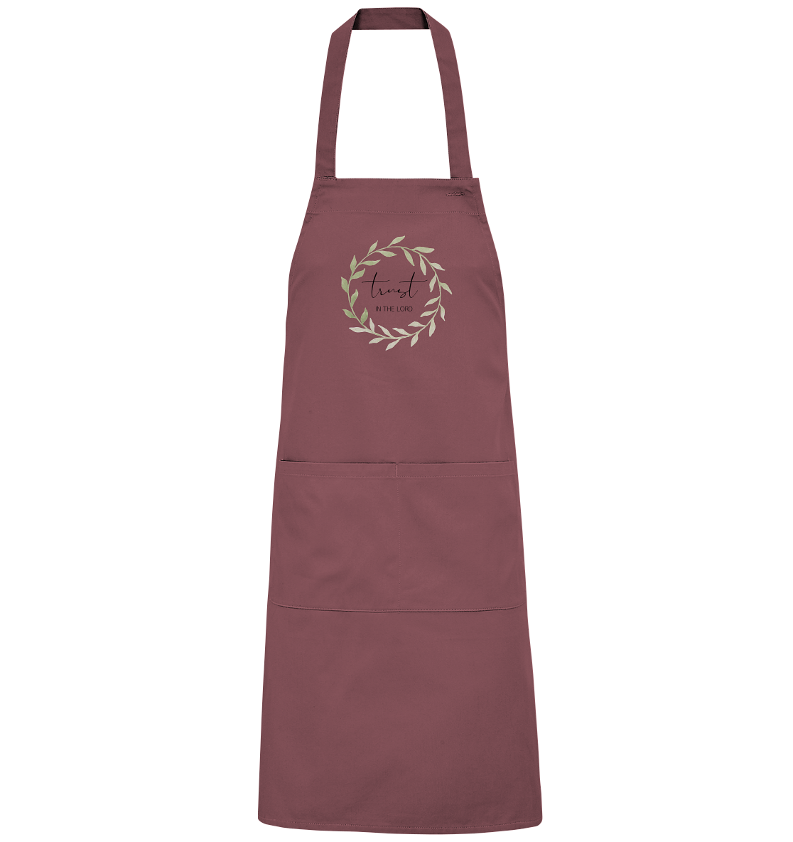 trust - Organic Grillschürze - wertvoll und geliebt 