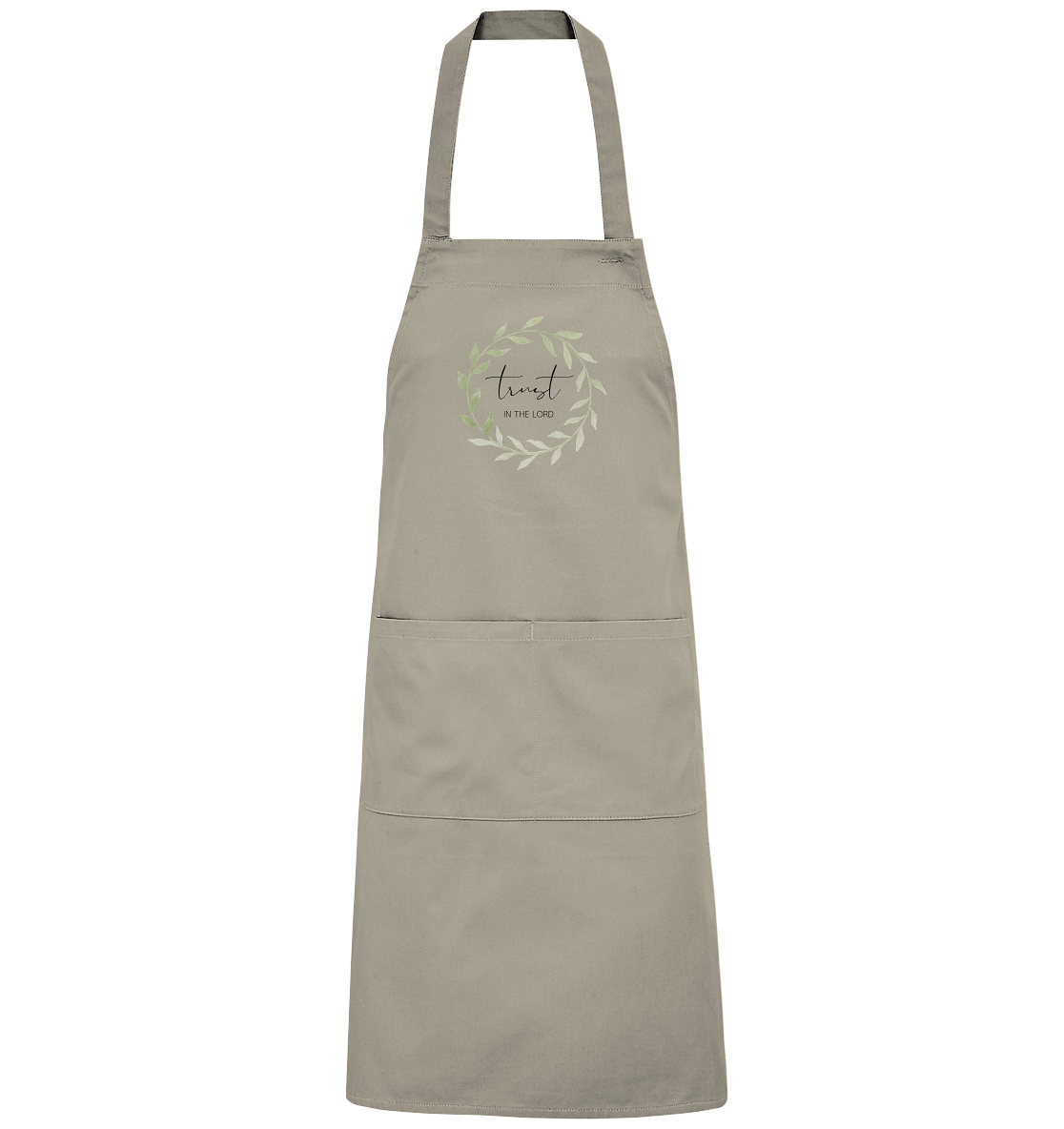 trust - Organic Grillschürze - wertvoll und geliebt 