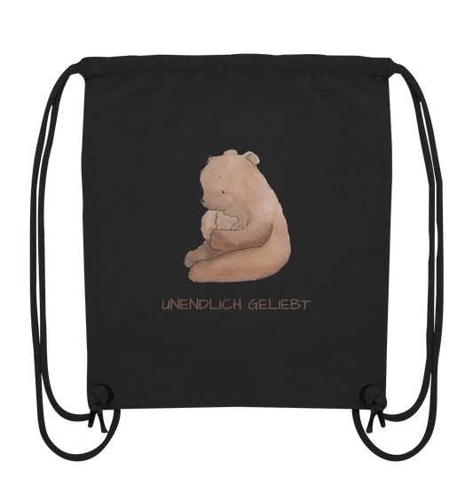 Unendlich geliebt - Organic Gym-Bag - wertvoll und geliebt 