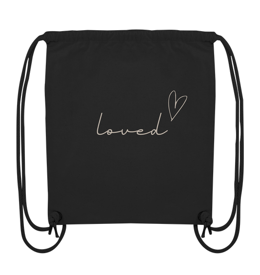 loved - Organic Gym-Bag - wertvoll und geliebt 