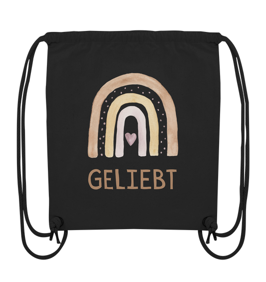 Geliebt Mädchen - Organic Gym-Bag - wertvoll und geliebt 