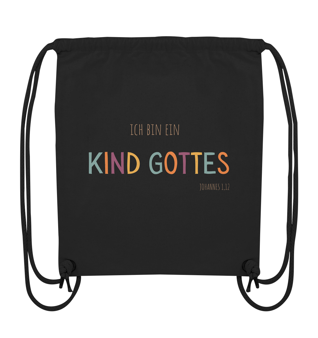 Kind Gottes - Organic Gym-Bag - wertvoll und geliebt 