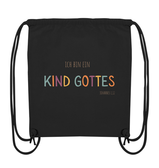 Kind Gottes - Organic Gym-Bag - wertvoll und geliebt 