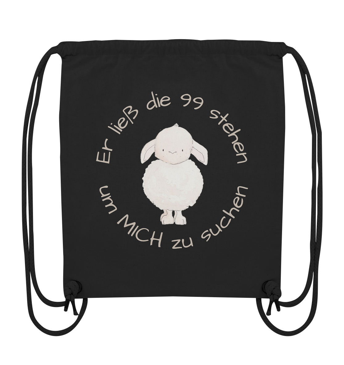 Er ließ die 99 stehen - Organic Gym-Bag - wertvoll und geliebt 