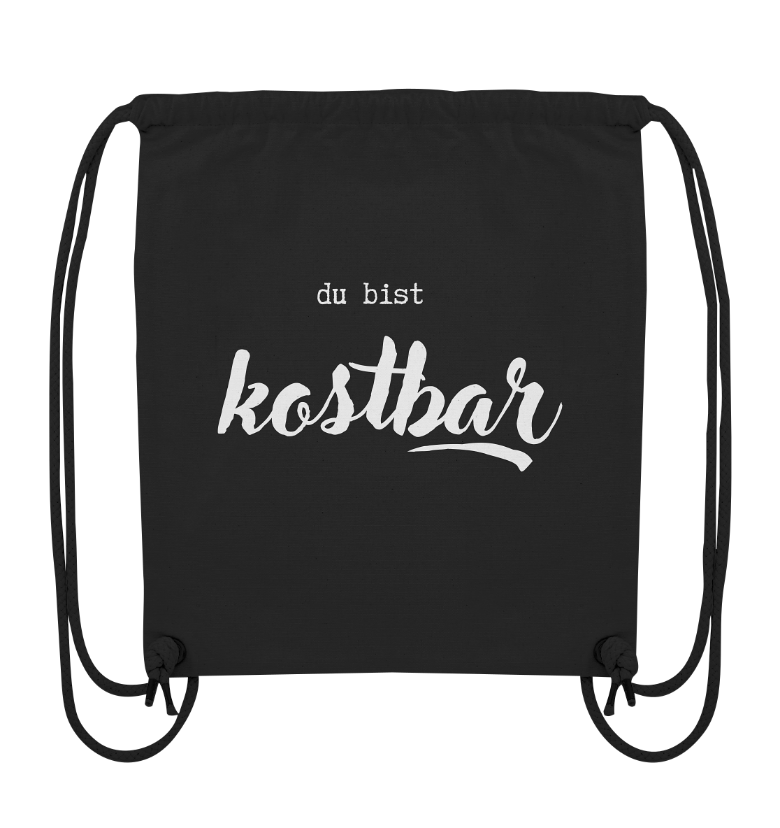 Kostbar - Organic Gym-Bag - wertvoll und geliebt 