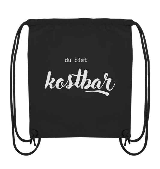 Kostbar - Organic Gym-Bag - wertvoll und geliebt 