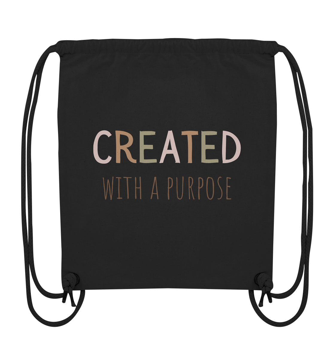 Created - Organic Gym-Bag - wertvoll und geliebt 