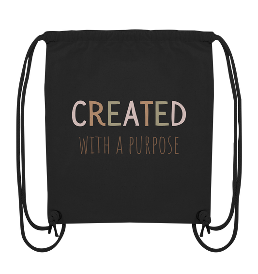 Created - Organic Gym-Bag - wertvoll und geliebt 