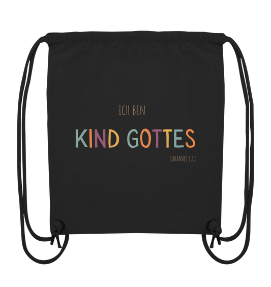 Kind Gottes - Organic Gym-Bag - wertvoll und geliebt 