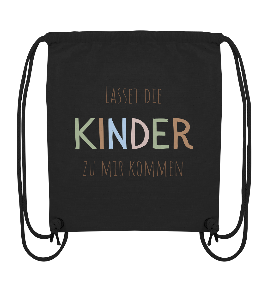 Lasset die Kinder zu mir kommen - Organic Gym-Bag - wertvoll und geliebt 
