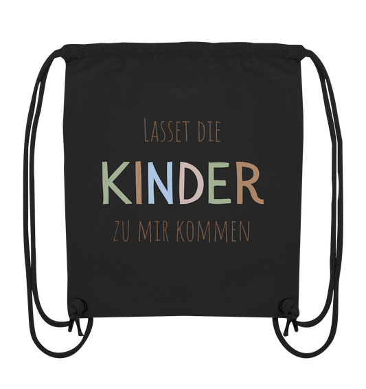 Lasset die Kinder zu mir kommen - Organic Gym-Bag - wertvoll und geliebt 