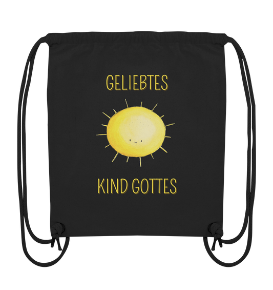 Geliebtes Kind Gottes - Organic Gym-Bag - wertvoll und geliebt 