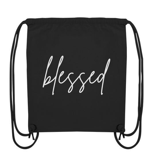 blessed - Organic Gym-Bag - wertvoll und geliebt 