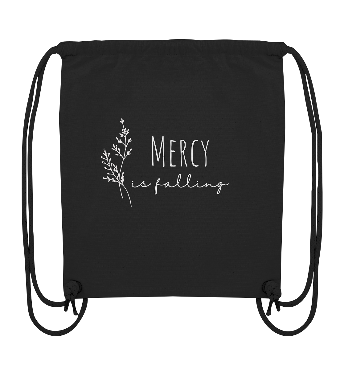 Mercy is falling - Organic Gym-Bag - wertvoll und geliebt 