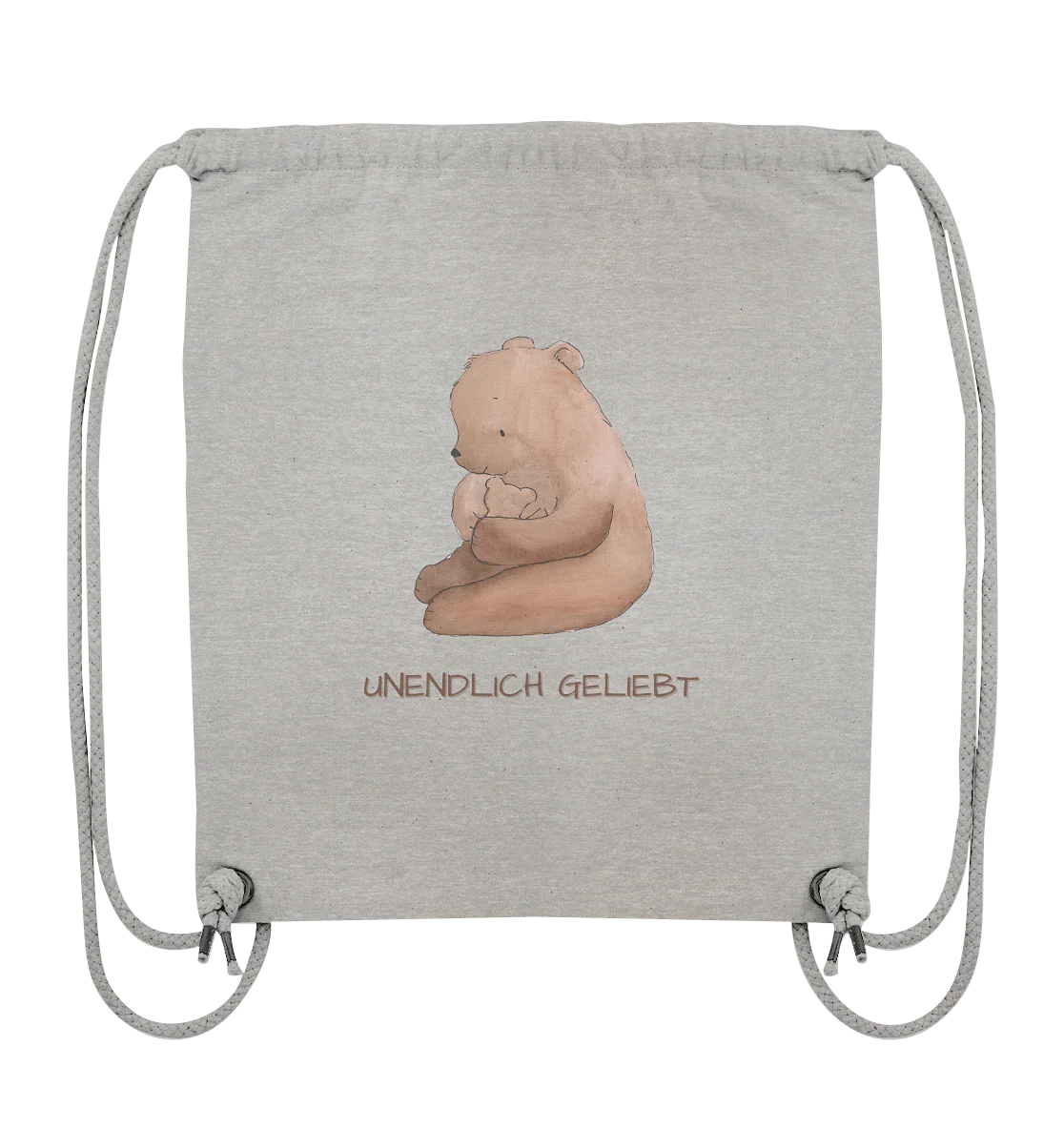Unendlich geliebt - Organic Gym-Bag - wertvoll und geliebt 