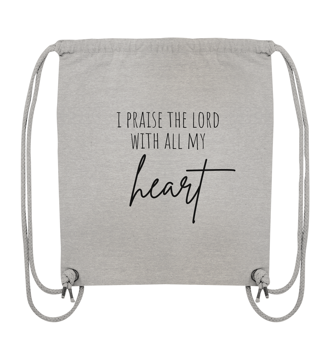 I praise the lord - Organic Gym-Bag - wertvoll und geliebt 