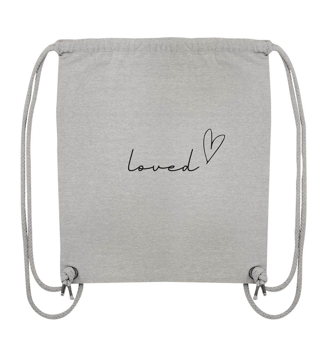 loved - Organic Gym-Bag - wertvoll und geliebt 