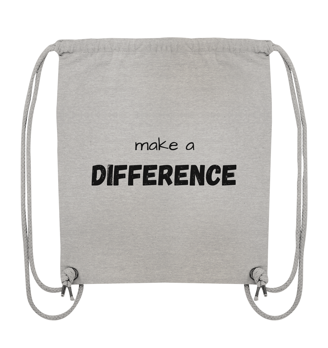 make a difference - Organic Gym-Bag - wertvoll und geliebt 