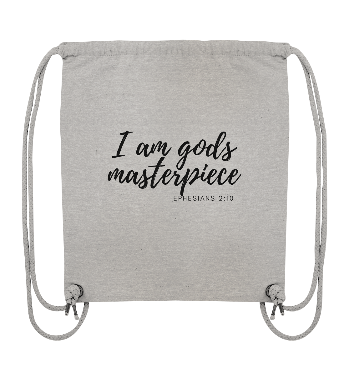 Gods Masterpiece - Organic Gym-Bag - wertvoll und geliebt 