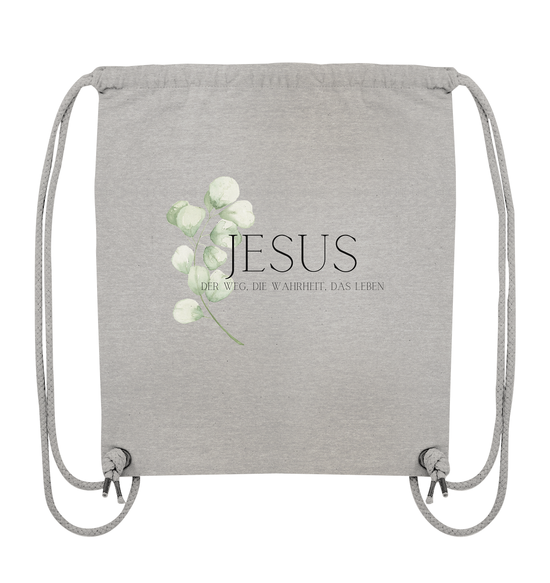 Jesus - der Weg, die Wahrheit, das Leben - Organic Gym-Bag - wertvoll und geliebt 