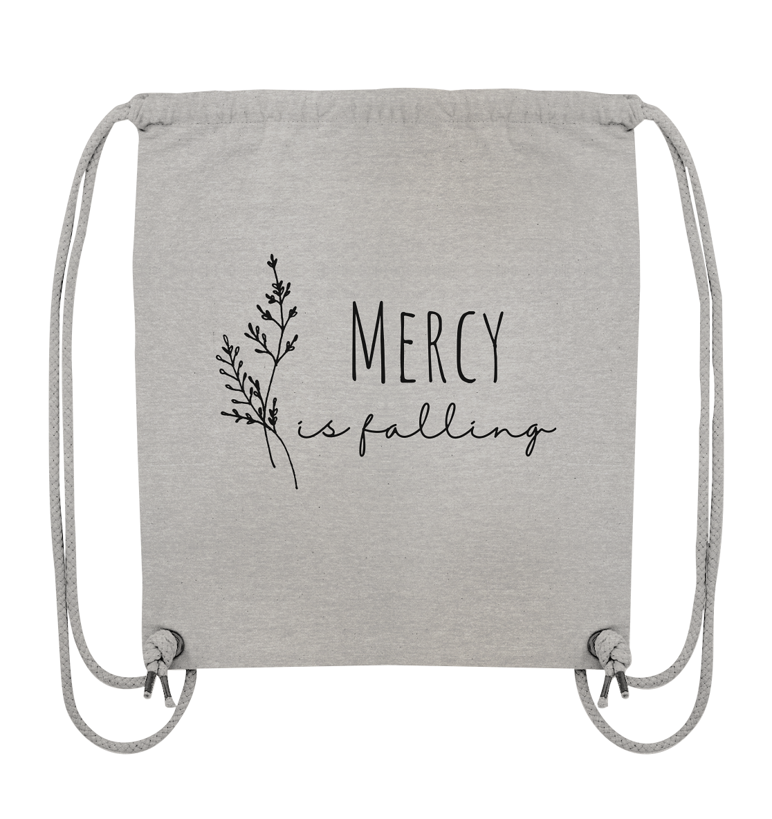 Mercy is falling - Organic Gym-Bag - wertvoll und geliebt 
