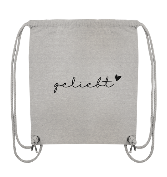 geliebt - Organic Gym-Bag - wertvoll und geliebt 