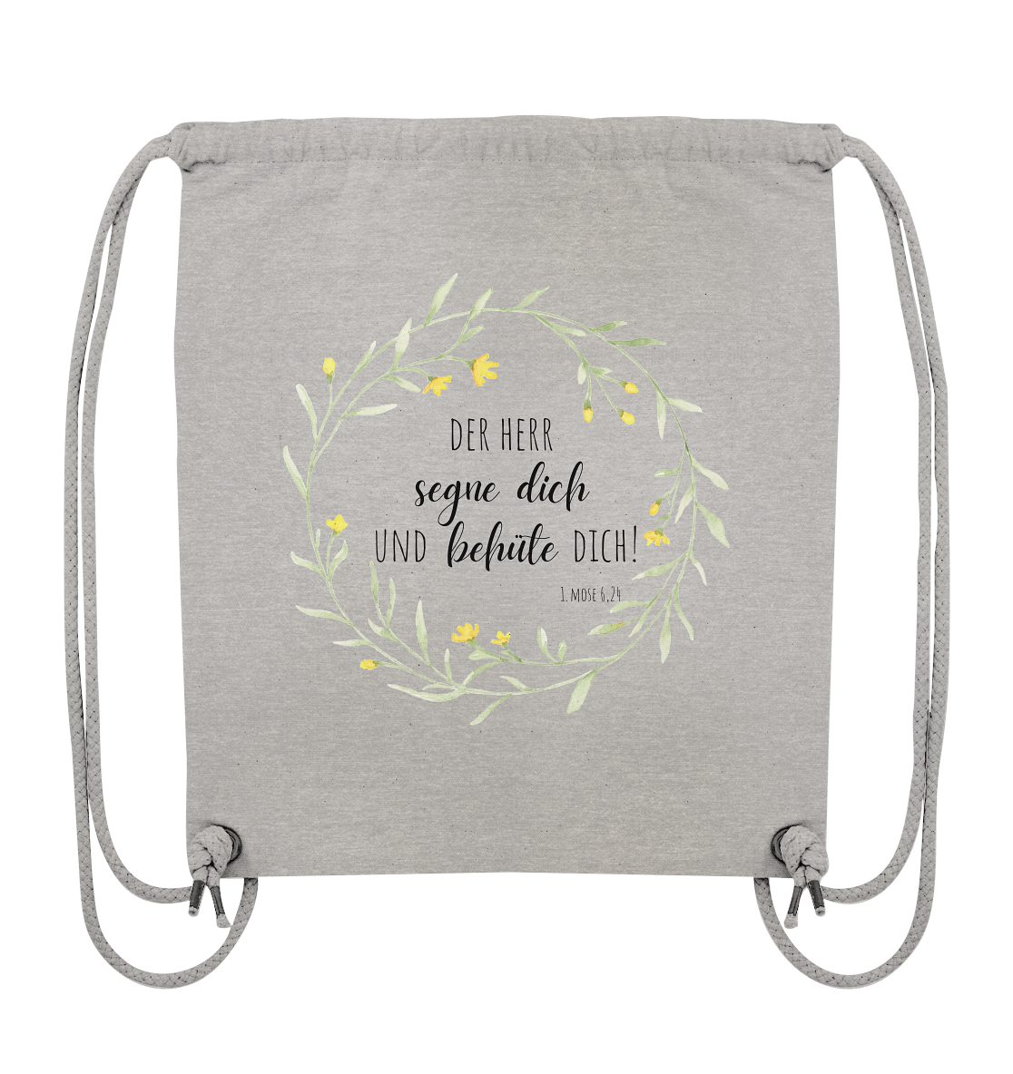 Der Herr segne Dich - Organic Gym-Bag - wertvoll und geliebt 