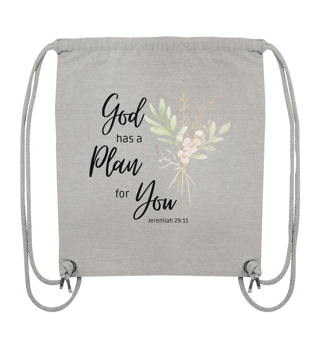 Jeremiah 29:11 - Organic Gym-Bag - wertvoll und geliebt 