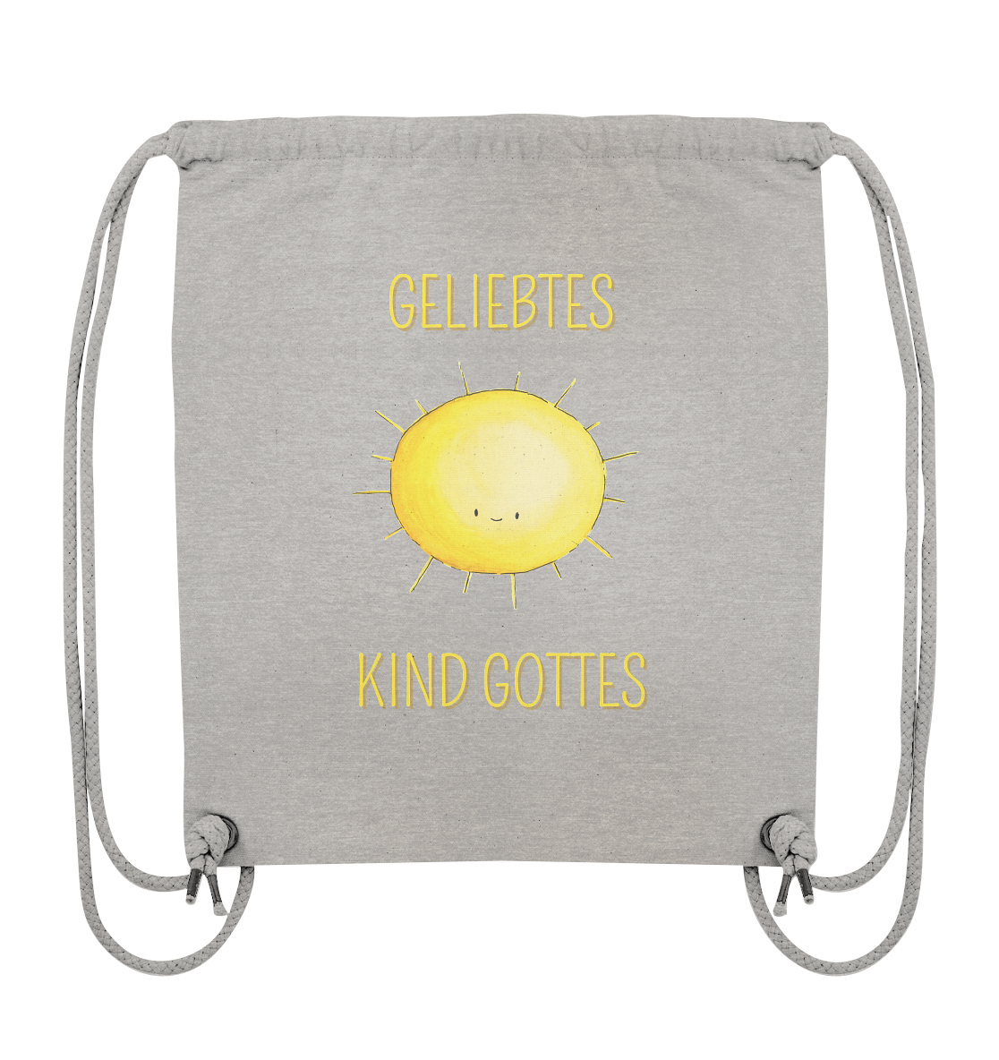 Geliebtes Kind Gottes - Organic Gym-Bag - wertvoll und geliebt 