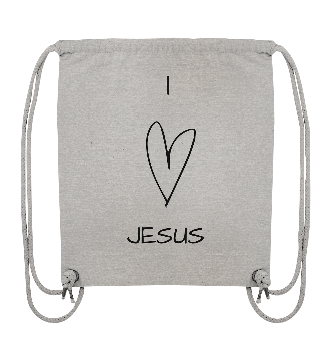 I love Jesus - Organic Gym-Bag - wertvoll und geliebt 