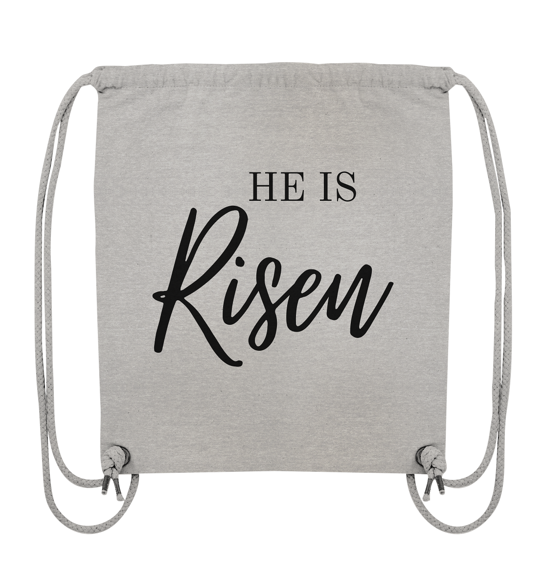 He is Risen - Organic Gym-Bag - wertvoll und geliebt 
