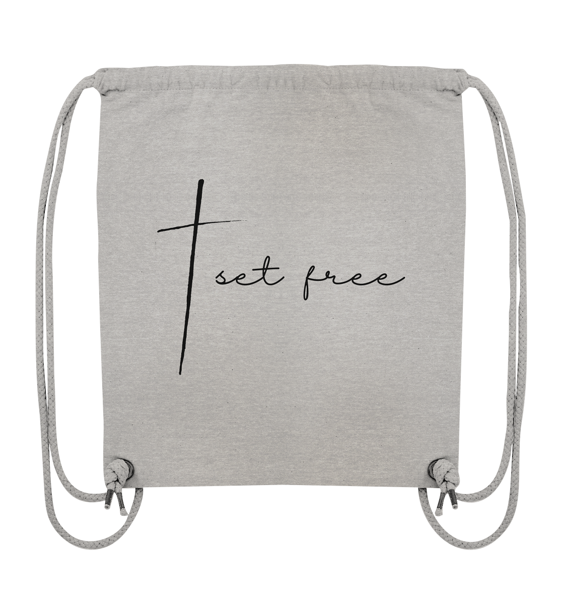 set free - Organic Gym-Bag - wertvoll und geliebt 