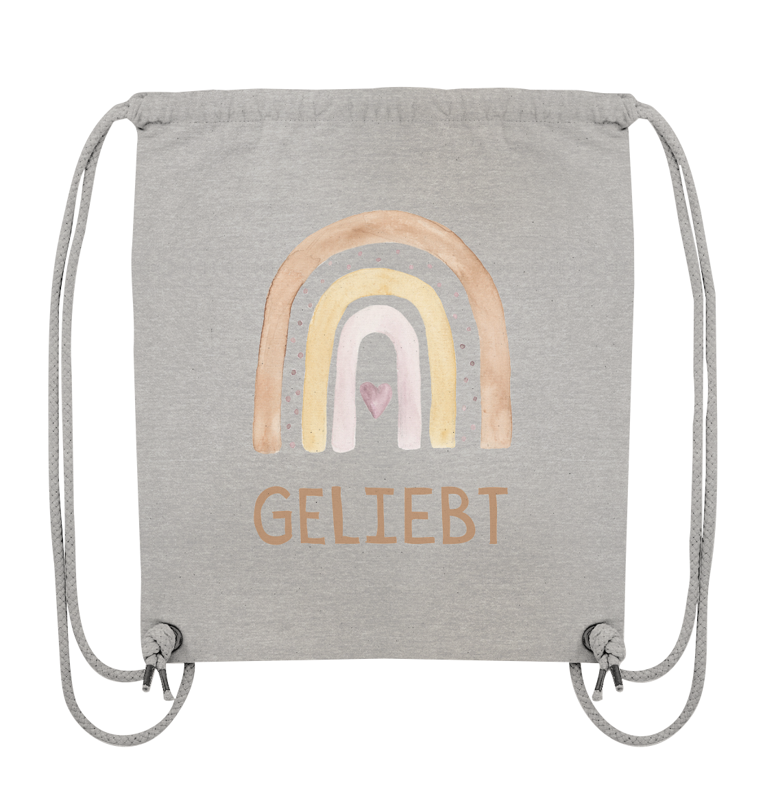 Geliebt Mädchen - Organic Gym-Bag - wertvoll und geliebt 