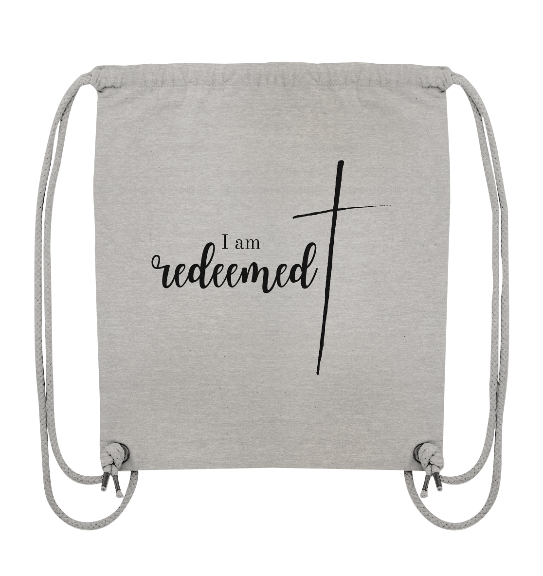 I am redeemed - Organic Gym-Bag - wertvoll und geliebt 