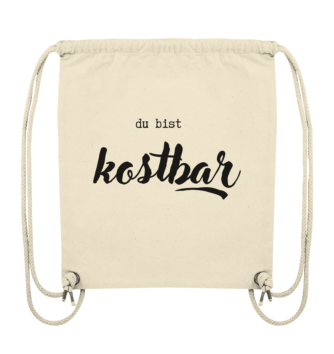 Kostbar - Organic Gym-Bag - wertvoll und geliebt 