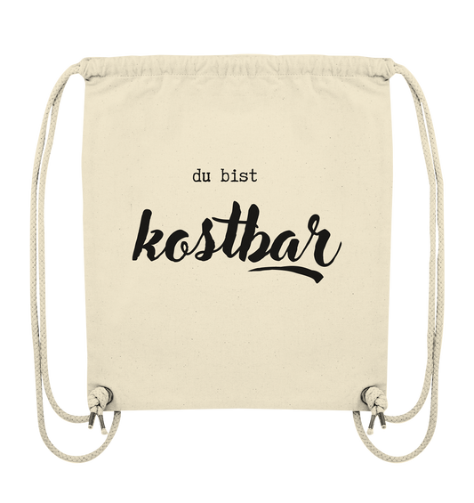 Kostbar - Organic Gym-Bag - wertvoll und geliebt 